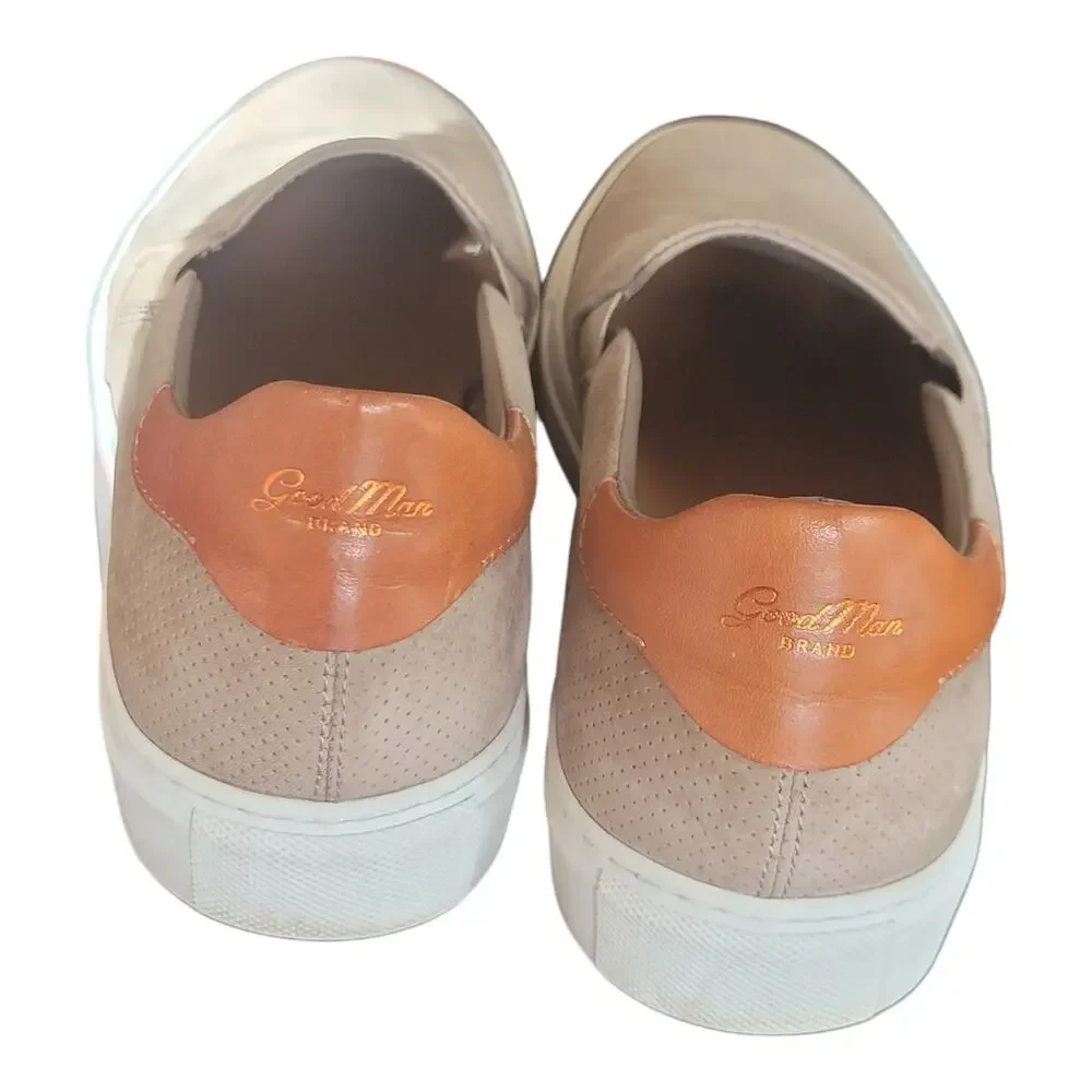 Good‎ Man Brand Legend  Sand Vachetta Sneakers Slip On Shoes Men's US 10 Italy